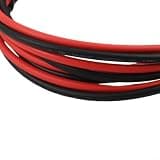 Shophubio Solar Cable Entry Gland with 10AWG Extension Cord, Weatherproof Junction Box for RV Boat Camper, ABS Housing with Male Female Connectors, 2 Meter Black Red Wire Kit