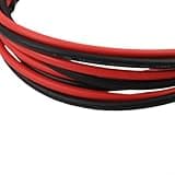 Shophubio Solar Cable Entry Gland with 10AWG Extension Cord, Weatherproof Junction Box for RV Boat Camper, ABS Housing with Male Female Connectors, 2 Meter Black Red Wire Kit