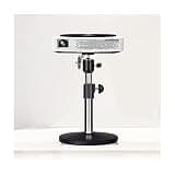 RJYYYDS Projector Mount Projector Bracket Multifunctional Desktop Mini Projector Bracket Angle Adjustable Black Bracket 360 Degree Rotatable Projector Stand Tripod