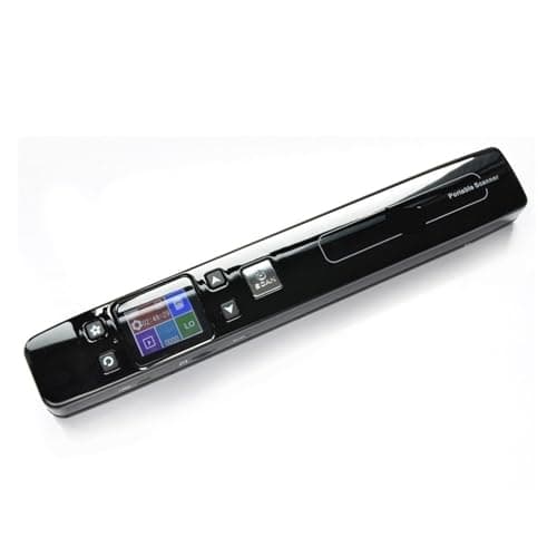 Document Scanners, Mini Document & Images Scanner 1050DPI A4 Size JPG/PDF Formate High Speed LCD Display for Business Receipts Photo(Black with WiFi)
