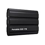 External Hard Drive1TB,Ultra Slim External SSD, Portable Solid State Hard Drive Compatible with Windows PC, Mac, Laptop Black-A