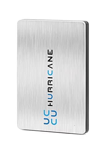 HURRICANE MD25C3 External Hard Drive 320 GB 2.5 Inch USB C Mobile Storage Drive for Photos TV Laptop PS4 PS5 Xbox Compatible with Windows Mac Linux - Silver