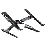 VURUPZAKS Laptop Holder Riser Carbon Steel Computer Tablet Stand(Black)
