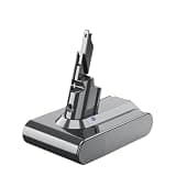 Bonacell Battery ,Compatible for Dyson V6/DC58 V7 V8 V10 V11 SV11 SV15 Vacuum Cleaner Replacement Rechargeable 21.6V 25.2V(V7 6000mAh)