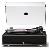 1 BY ONE High Fidelity All-in-One Record Player, Vinyl Turntable with Built-in Speakers, Magnetic AT-3600L Cartridge, RCA Line Out, Belt-Drive Stereo Turntable