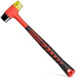 Small Rubber Mallet Hammer for Women, 4.9 Oz, 9.5 Inch Non Slip Grip