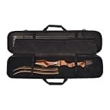 Pattosaey Recurve Bow Case, Recurve Bow Backpack, Lightweight Travel Case for Long Bow, Hunting and Shooting Practice (Brown)