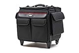 MCY LTPJ-RB03 Business Projector Case Rolling Briefcase Laptops - Large, 16x17x12.5 inches