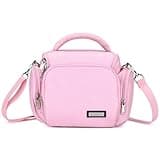 G-raphy Camera Bag Case Pink Small Photography Bags DSLR SLR MIRRORLESS BAG with Removal Straps