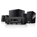 Yamaha YHT-4970U 5.1-Channel Home Theater System - Dolby Atmos 4K120 8K AV Receiver, 5 Speakers and Powered Subwoofer - HDMI eARC, Bluetooth Wireless Streaming