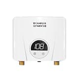 CAMPLUX Tankless Water Heater Electric 120V, 3500W Point of Use Instant Hot Water Heater, Save Space for Sink Wall Mounted LED Digital Display CSA Certified