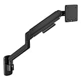 monTEK Single Monitor Wall Mount for 17 to 40 inch Screen, Heavy-Duty Holds up to 26.4lbs,Adjustable Full Motions Mechanical Spring Arm, VESA 75x75/100x100,Black