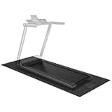 HAPBEAR Exercise Equipment Mat, Under Treadmill, Elliptical, Peloton Bike Mat for Hardwood Floors Carpet Protection - High Density Weight Bench Pad Fitness Gym Equipment Mat