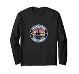 Milwaukee Wisconsin Vintage Sailing Sail Boat xi Long Sleeve T-Shirt