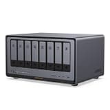 UGREEN NAS DXP8800 Plus 8-Bay Desktop NASync, Intel i5 1235u 10-Core CPU, 8GB DDR5 RAM, Bulit-in 128G SSD for System, 2*10GbE, 2*M.2 NVMe Slots, 8K HDMI, 2X TBT4, Network Attached Storage (Diskless)