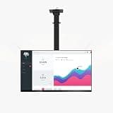UIYTJRT Ceiling TV Mount - Electric TV Lift Mount - Motorised TV Bracket for 26-43 Inch TVs, Hidden in Cabinet, with Load 60Kg/132 Lbs, 4 Position Memory Function Settings,