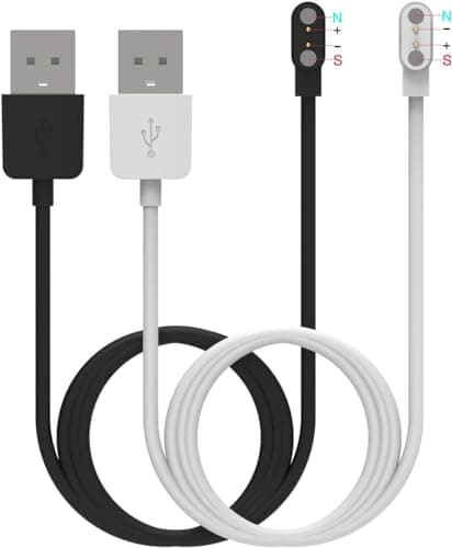 Compatible with Haulvean G39 Smart Watch Charger, Magnetic USB Charger Replacement Charging Cable for Haulvean G39 Smart Watch (One Fit)