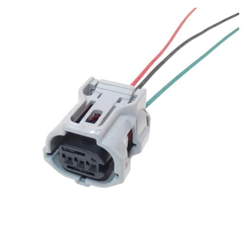automotive wire connectors 1/5/10 Pcs 3 Pin 6189-1130 90980-12353 7283-4673-40 Automotive Small Current Socket Electrical Connectors Car maintenance(Female with wire,10pcs)