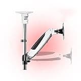 Monitor Stand Single Monitor Stand Adjustable Ceiling Monitor Mount Stand 15"-27" Gas Spring Monitor Stand Arm with Vesa 75X75/100X100, Holds Up to 17.6Lbs Tv Stands,A-46CM
