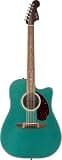 Fender California Deluxe Redondo CE, Walnut Fingerboard, Sherwood Green