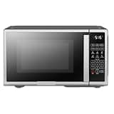 Countertop Microwave Oven 1.0 Cu. Ft. Digital Stainless Steel Microwave 1000 Watts With 6 Auto Menus 10 Power Levels Eco Mode M