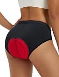 baleaf Women's Cycling Underwear Padded Bike Shorts Biking Bicycle MTB Briefs Gear Clothes Biker 4D Padding Black M