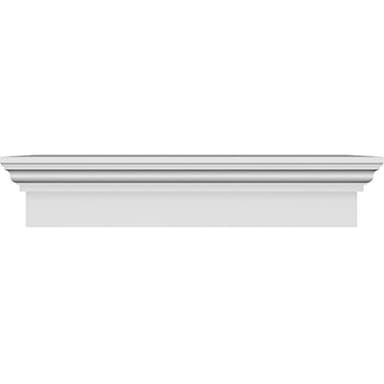 Ekena Millwork 35" Bottom Width x 41 1/4" Top Width x 9"H x 1"P Crosshead