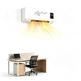 Quiet Portable AC Fan, Wall Mounted Heater, 2-in-1 Portable Heating Fan, Quiet Operation, for Bedroom