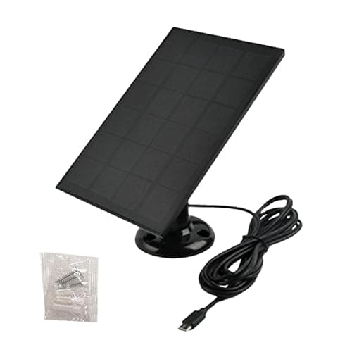 Solar for Ring - 20ft Panel for Ring, Multipurpose Cable Charger, 1. Cable, 360° Mounting Bracket | Video Ringing Cameras | Ringing Solar Panels, Cabling Charger