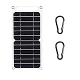 Solar Panel with USB Waterproof Outdoor Hiking and Camping Portable Mobile Phone Charging Bank Panel 6V