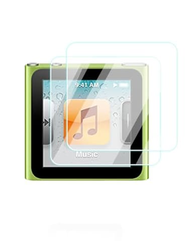 UYRUREL Screen Protector for iPod Nano 6th Generation MP3 Player, High-definition Scratch Resistant Nanofilm Film,HD Clear,Bubble Free with Easy Installation Kit,2 Pack
