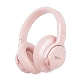 KVIDIO Hybrid Active Noise Cancelling Headphones, Wireless Bluetooth Headphones Over Ear with Mic, 70H Playtime, Transparency Mode, Hi-Fi Stereo Sound, Deep Bass Headsets for Phone PC