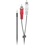 INSIGNIA 6 ft 3.5mm to RCA Audio Cable, AUX to RCA Stereo Adapter Cord for TVs, Speakers, Amplifiers, Receivers, Smartphones & Tablets