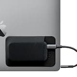 Slipdrive - Portable Hard Drive Sleeve for Laptop - SSD Solid State Drive - Reusable Adhesive - Stick on External Hard Drive Carrying Case - Pocket Pouch (Small, Black)