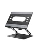 AHXIPHWSG ST05 Laptop Stand Adjustable Aluminum Laptop Stand(Black)