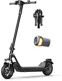 NIU K100F Electric Scooter for Adult - w/Suspension, Foldable Handlebar, Peak 600W, 18 Max Miles, Top 17.4 MPH, 9.5×2.3'' Tires, Folding Portable Lightweight E-Scooter for Daily Commute