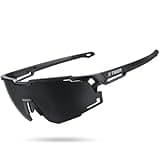 X-TIGER Polarized Sports Sunglasses for Men Women, Ultra-Light TR90 Frame UV400 Protection Running Cycling Baseball Glasses