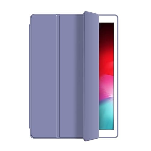 Smart Tablet Cover Case for iPad mini 1/2/3/4/5,Tri-Fold Slim Shockproof Honeycomb TPU with Rugged Stand+Auto Wake/Sleep(Purple)