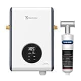 Electrolux 14kW Tankless Water Heater Electric 240V - Smart WiFi & Alexa, On Demand Hot Water Heater Electric, Max 3.4 GPM, With Scale Inhibitor, Space-Saving Instant On Demand Water Heater