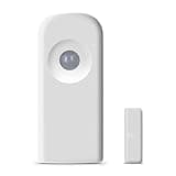 Aumotop Tuya Intelligent WiFi Door Window Sensor Alerts Home Alarm System for Monitoring 90 * 40mm White ABS Installation Kit for Homes, Offices