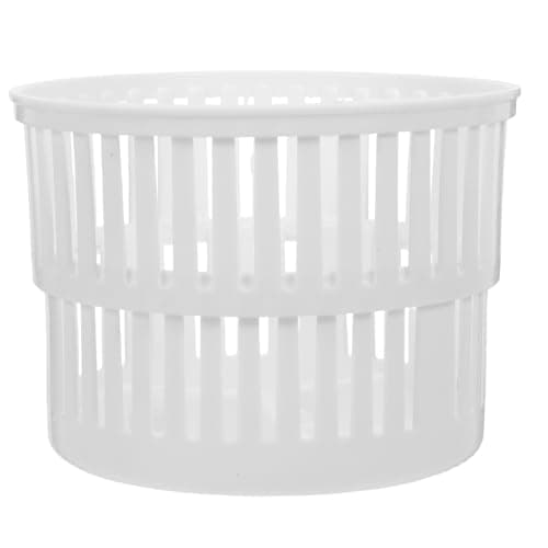 Toddmomy Laundry Spin Basket and Drain Bucket for Mini Foldable Washing Machines, Ivory White, Washer Dryer Basket Replacement Accessory for Rv, Camping, Dormitory Use, Quick Water