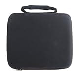 Fpbiagoq Shockproof Microphone Carrying Case for Outdoor Performers Hard Shell Storage Box for 4pcs Mic Black Microphone Organiser