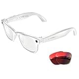 MONFOLROY AI Smart Glasses with Camera 8MP HD Camera Glasses for Men Women 1080P Video Recording Sunglasses Real-time Translation, Open-Ear Audio for Travel, Meetings & Vlogging