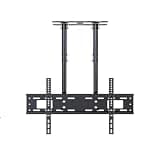 UIYTJRT Ceiling TV Mount - Adjustable TV Mount Bracket, 2 Post Single Screen TV Mount, Tilt TV Mount for 40-85 Inch TVs, Ceiling Mount, Max 600x400mm,