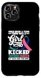 iPhone 11 Pro Once Uopon A Time A Girl Who Kicked Thyroid Cancer Awareness Case