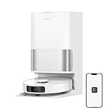 DREAME D30 Ultra CE Robot Vacuum and Mop with Auto Dust Emptying, 25,000Pa Suction, 0.41in Mop Lifting, Multifunctional Base Station, Mop Self-Washing, Smart Obstacle Avoidance, White