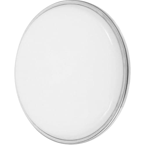 8 Inch Snare Drum Head Double Ply Milky White Drum Skin, Durable Polyester Film Drumhead Replacement for Snare Tom Drum – Double Layer Drum Head for Practice Rehearsal Performance