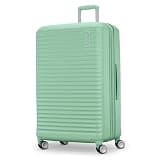 American Tourister Stratum 3.0 Large 28-Inch Spinner, Airline Approved, Durable Hardside Luggage, Expands 1.5", RightHeight™ Adjustable Handle, Surrel Green