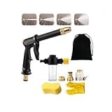Jet Sweeper Nozzle Power Washer for Garden Hose, Ivy Ever Pressure Washer, 4-Mode Pressure Washer Wand for Patio Cleaning, Plant Watering, and Pet Washing (C)