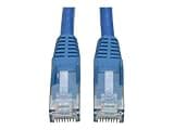 Tripp Lite Eaton Series N201-007-BL Cat6 Gigabit Ethernet Cable 7 ft Blue Snagless Molded PoE Patch Cord RJ45 M/M High-Speed Network UTP Cloud Care Pre-Configured Bundle Eligible (10 Pack)